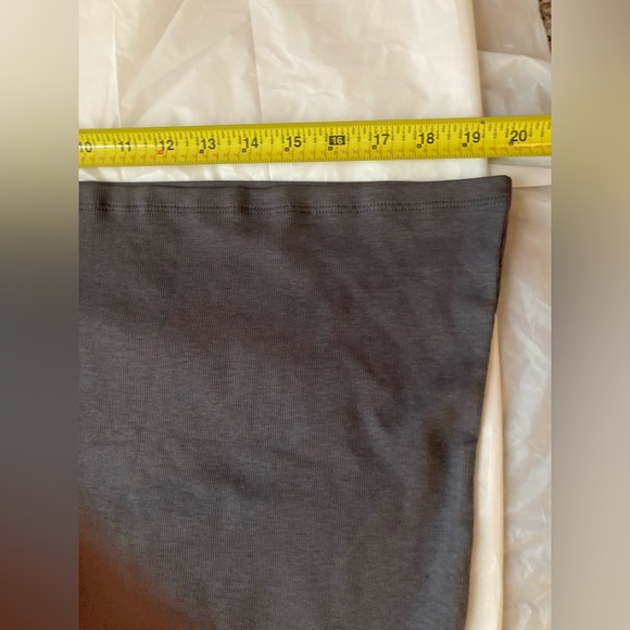 NEW A NEW DAY WOMEN’s Gray Ribbed Super stretchy Swoop neck tank Top size XXL - Picture 9 of 11